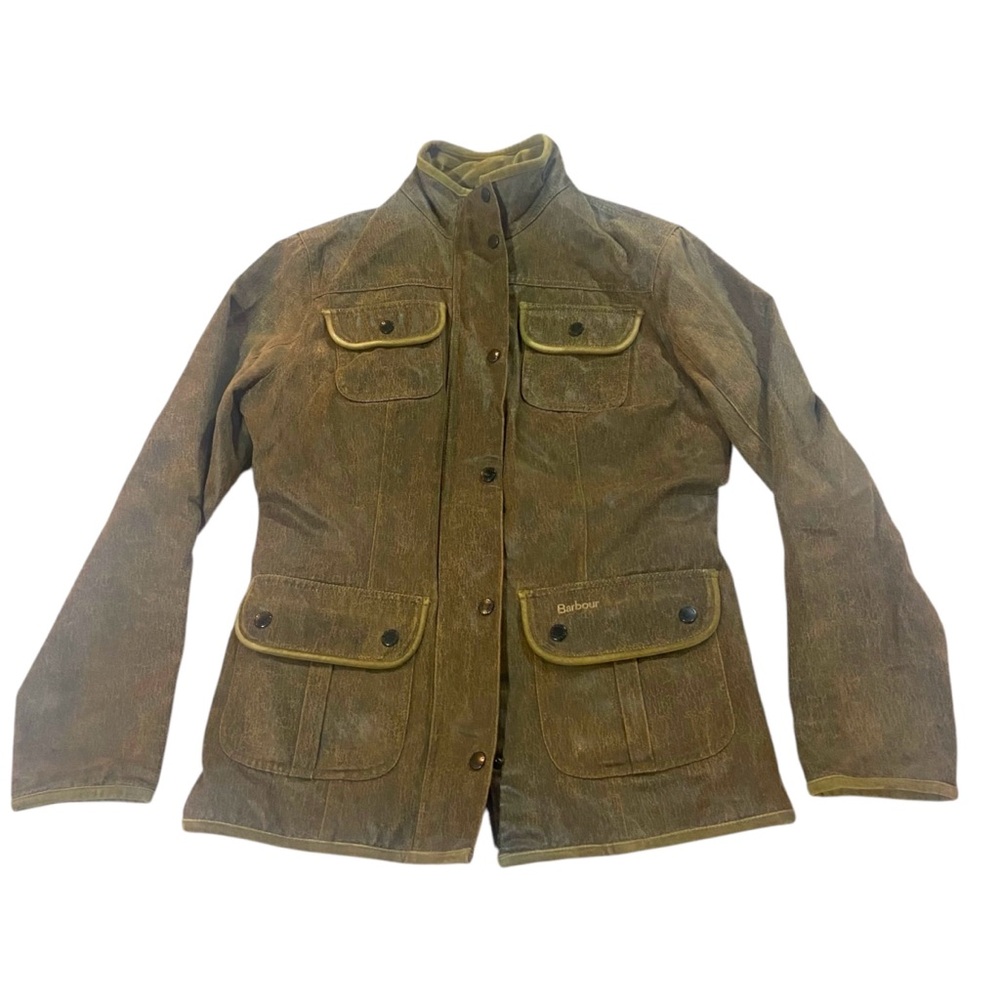 Barbour Weather-Worked Utility Jacket L1880 Sz 8 Barn Jacket Shacket